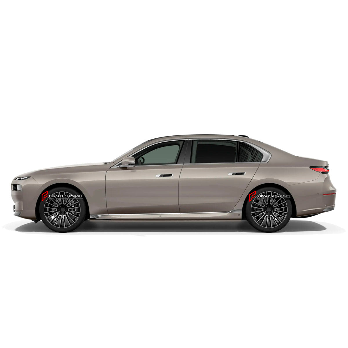 We manufacture premium quality forged wheels rims for BMW I7 G70 2022+ in any design, size, color.

WHEEL SIZE:

Front: 21 x 9 ET 24
Rear: 21 x 10.5 ET 44
PCD: 5 x 112
CB: 66.6
Finish: Black Machined
Material: 6061-T6 Forged Aluminum
THIS WHEEL DESIGN CAN BE CUSTOM-MADE FOR YOUR CAR IN ANY SIZE AND COLOR OPTIONS
Available in monoblock, 2-piece, 3-piece, duoblock, beadlock
3D wheel renderings are provided according to the exact dimensions and specifications requested by the client, ensuring proper fitment fo
