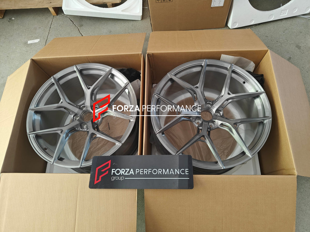 21 INCH FORGED WHEELS RIMS for MERCEDES BENZ AMG GT R BR190 2018 custom fit buy VOSSEN HF-5 style design wheels