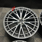 21 INCH FORGED WHEELS RIMS for MERCEDES BENZ E CLASS W213 FACELIFT E450 COUPE 2021 custom fit A2544011400 A2544011500 black matt high-sheen