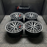 21 INCH FORGED WHEELS RIMS for MERCEDES BENZ E CLASS W213 FACELIFT E450 COUPE 2021 custom fit A2544011400 A2544011500 black matt high-sheen