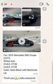 21 INCH FORGED WHEELS RIMS for MERCEDES BENZ S CLASS S65 AMG COUPE C217 2015 custom fit OEM WHEELS