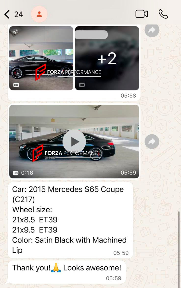 21 INCH FORGED WHEELS RIMS for MERCEDES BENZ S CLASS S65 AMG COUPE C217 2015 custom fit OEM WHEELS