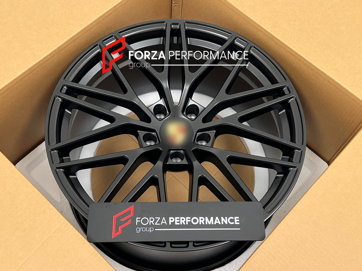 21 INCH FORGED WHEELS RIMS for PORSCHE CAYENNE GTS COUPE E3 9YB 2026 Forza Performance custom fit buy OEM Porsche Cayenne RS Spyder style design wheels
