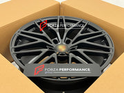 21 INCH FORGED WHEELS RIMS for PORSCHE CAYENNE GTS COUPE E3 9YB 2026 Forza Performance custom fit buy OEM Porsche Cayenne RS Spyder style design wheels