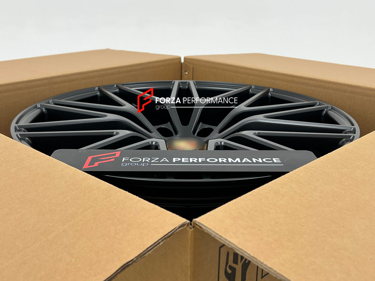21 INCH FORGED WHEELS RIMS for PORSCHE CAYENNE GTS COUPE E3 9YB 2026 Forza Performance custom fit buy OEM Porsche Cayenne RS Spyder style design wheels