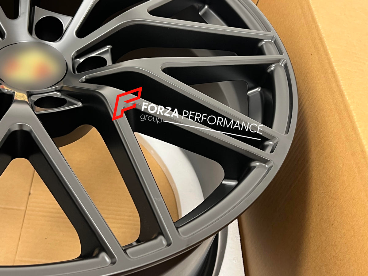 21 INCH FORGED WHEELS RIMS for PORSCHE CAYENNE GTS COUPE E3 9YB 2026 Forza Performance custom fit buy OEM Porsche Cayenne RS Spyder style design wheels