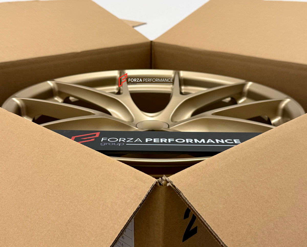 We manufacture premium quality forged wheels rims for Porsche Panamera Turbo 2025 in any design, size, color.

WHEEL SIZE:

Front: 21 x 9.5 ET 60
Rear: 21 x 11.5 ET 65
PCD: 5 x 130
CB: 71.6
Finish: Satin Gold
Material: 6061-T6 Forged Aluminum


THIS WHEEL DESIGN CAN BE CUSTOM-MADE FOR YOUR CAR IN ANY SIZE AND COLOR OPTIONS
Available in monoblock, 2-piece, 3-piece, duoblock, beadlock
3D wheel renderings are provided according to the exact dimensions and specifications requested by the client, ensuring proper