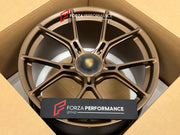 21 INCH FORGED WHEELS RIMS for PORSCHE TAYCAN 2023 custom fit buy OEM Porsche 911 992.2 GT3 style design wheels