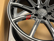 21 INCH FORGED WHEELS RIMS for PORSCHE TAYCAN 2025 Forza Performance custom fit buy Monoblock Z style design wheels
