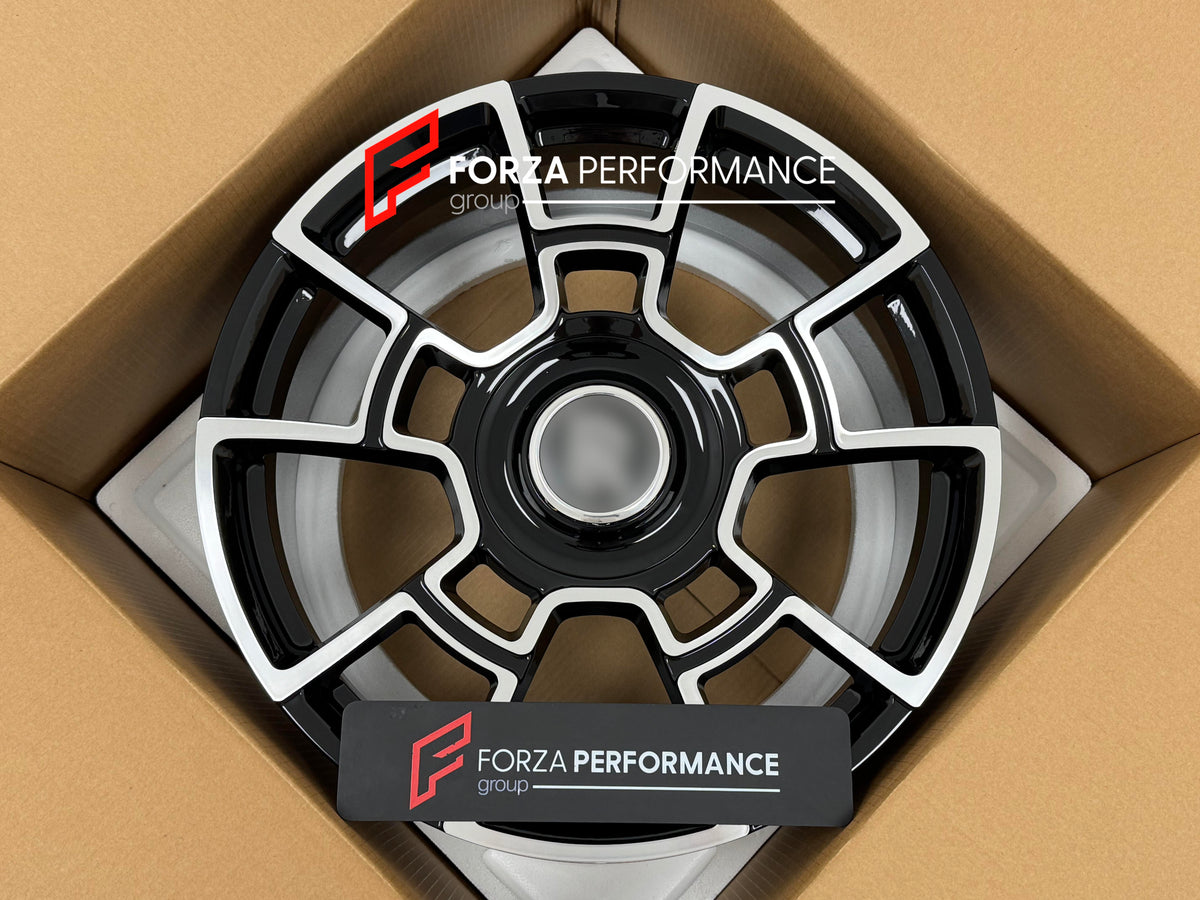 21 INCH FORGED WHEELS RIMS for ROLLS ROYCE WRAITH RR5 2019 BLACK BADGE Forza Performance custom fit buy OEM Rolls Royce style design wheels