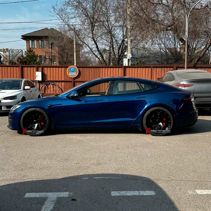 21 INCH FORGED WHEELS RIMS for TESLA MODEL S PLAID REFRESH 2023 custom fit OEM