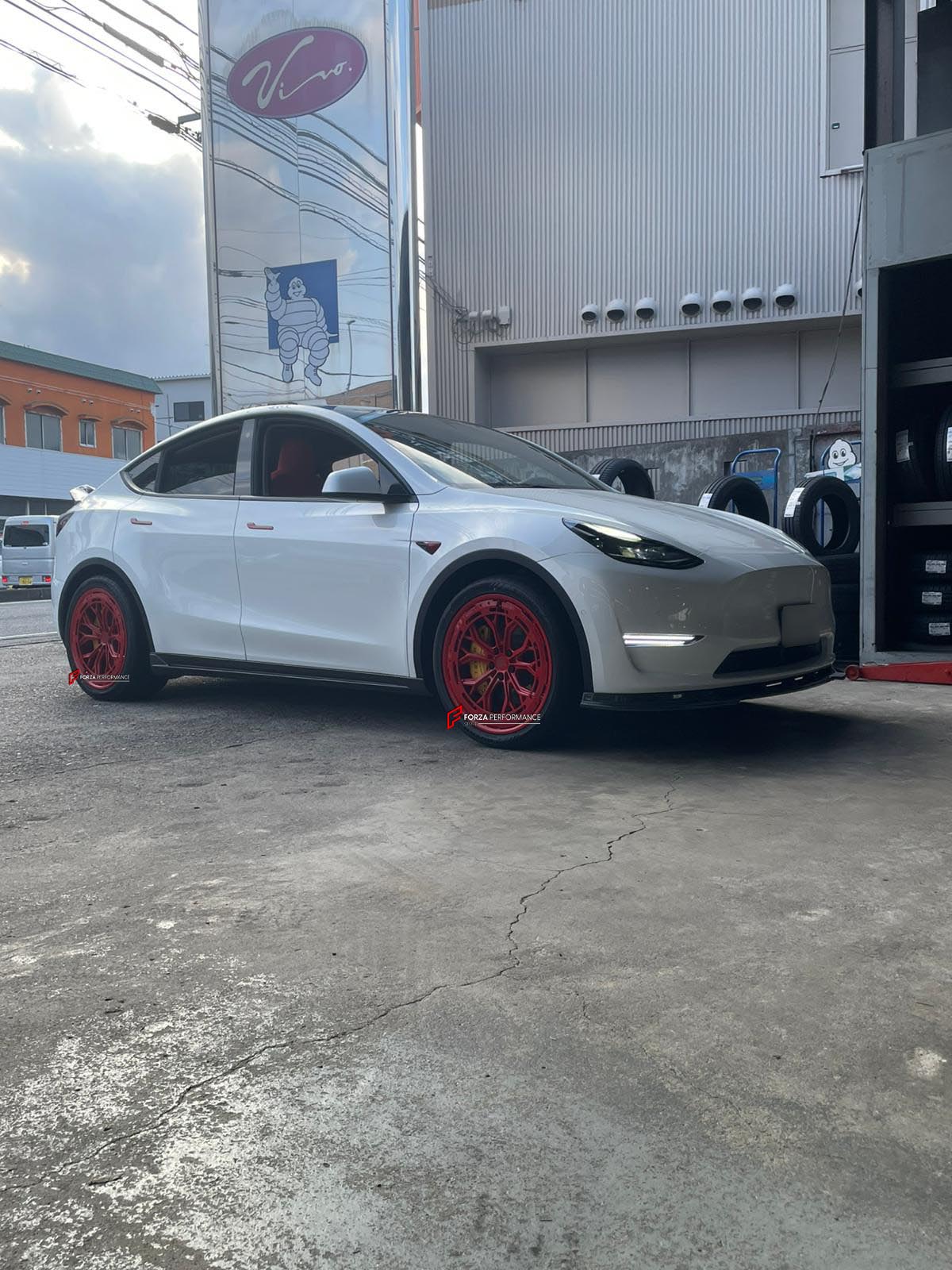 21 INCH FORGED WHEELS RIMS for TESLA MODEL Y 2022 FORZA PERFORMANCE custom fit