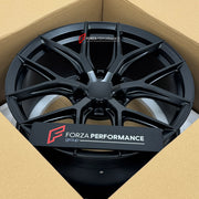 We manufactured premium quality forged wheels rims for our client's Toyota Sequoia 2022+ with the following specifications:

WHEEL SIZE:

Front: 21 x 10 ET 35
Rear: 21 x 10 ET 35
PCD: 6 x 139.7
CB: 95.1
Finish: Satin Black
Material: 6061-T6 Forged Aluminum
THIS WHEEL DESIGN CAN BE CUSTOM-MADE FOR YOUR CAR IN ANY SIZE AND COLOR OPTIONS
Available in monoblock, 2-piece, 3-piece, duoblock, beadlock
3D wheel renderings are provided according to the exact dimensions and specifications requested by the client, ens