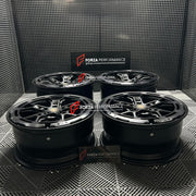 21 INCH FORGED WHEELS RIMS WITH AERODISC for PORSCHE TAYCAN 4S Y1A J1 2021 AX457 Forza Performance custom fit buy Brixton Forged FDE06 Ultrasport+ style design wheels