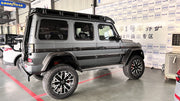 LIFT KIT PORTAL AXEL FOR MERCEDES-BENZ G-CLASS W463A W464  Available for LHD and RHD, convert your G-Class 2019+ G63 G500 to 4×4²  Set includes:  Big Brake Kit Portal Axels Springs 2 Front Outer Steering Knuckles 2 Heavy Duty Rear Axle Shafts Set of Axle Braces for Front & Rear Axles 4 ABS Sensors Mounting Bolts