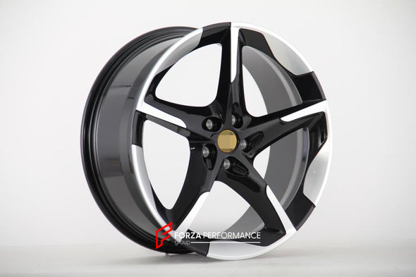 We manufacture premium quality forged wheels for Ferrari Purosangue in any design, size, color.  Wheels Sizes:  Front: 22 x 9 ET  Rear: 23 x 11 ET  Finishing: Gloss Black + Machined Face