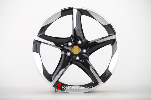 We manufacture premium quality forged wheels for Ferrari Purosangue in any design, size, color.  Wheels Sizes:  Front: 22 x 9 ET  Rear: 23 x 11 ET  Finishing: Gloss Black + Machined Face