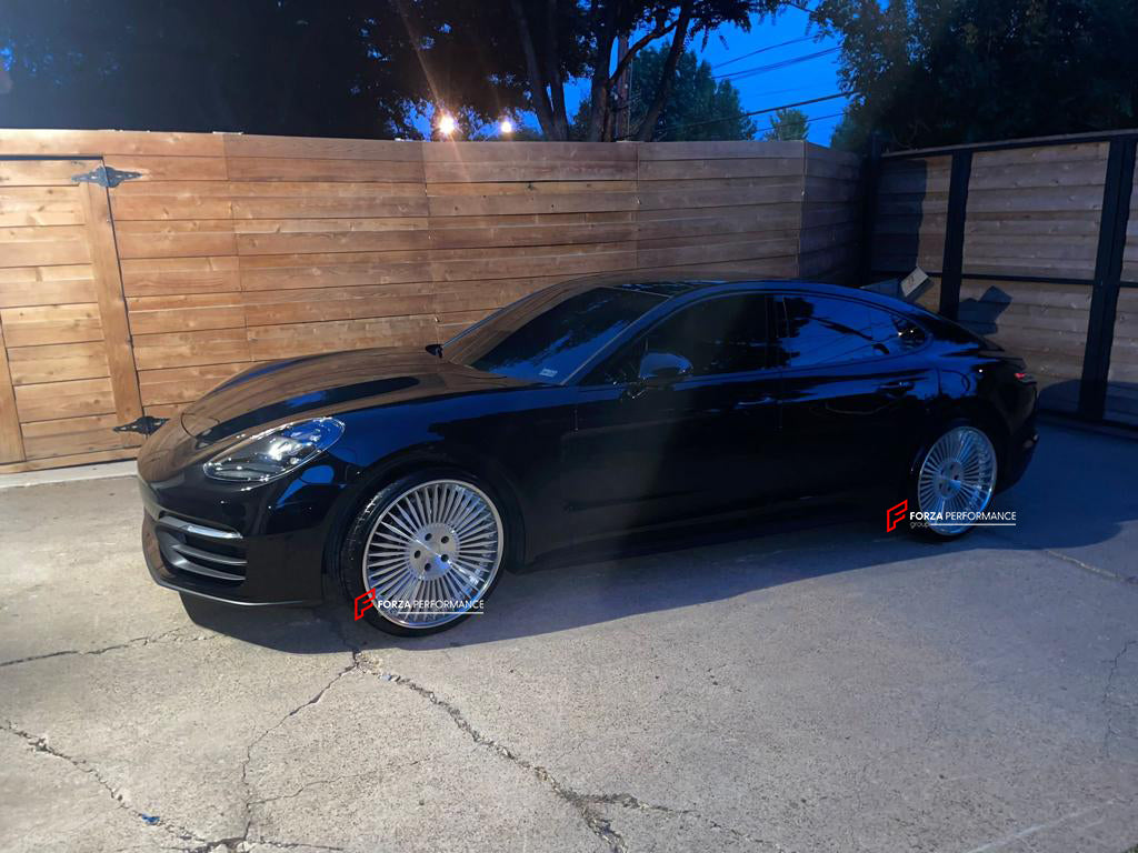 Porsche Custom Rims 22 INCH FORGIATO MONOLEGGERA TRIMESTRE STYLE FORGED WHEELS for PORSCHE ...