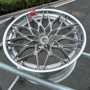 22 INCH FORGED WHEELS RIMS for AUDI RS6 C8 2023 FORZA PERFORMANCE custom fit CARBONADO EMERALD style wheels buy