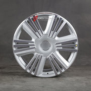 22 INCH FORGED WHEELS RIMS for BENTLEY CONTINENTAL GT GTC AZURE 2026+ FORZA PERFORMANCE Azure OEM Style Polished

We manufacture premium quality forged wheels rims for Bentley Continental GT GTC Azure 2026+ in any design, size, color.

WHEEL SIZE:

Front: 22 x 9.5 ET 71
Rear: 22 x 11 ET 62
PCD: 5 x 130
CB: 71.6
Finish: Polished
Material: 6061-T6 Forged Aluminum
THIS WHEEL DESIGN CAN BE CUSTOM-MADE FOR YOUR CAR IN ANY SIZE AND COLOR OPTIONS
Available in monoblock, 2-piece, 3-piece, duoblock, beadlock
3D whee