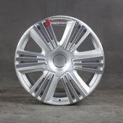 22 INCH FORGED WHEELS RIMS for BENTLEY CONTINENTAL GT GTC AZURE 2026+ FORZA PERFORMANCE Azure OEM Style Polished

We manufacture premium quality forged wheels rims for Bentley Continental GT GTC Azure 2026+ in any design, size, color.

WHEEL SIZE:

Front: 22 x 9.5 ET 71
Rear: 22 x 11 ET 62
PCD: 5 x 130
CB: 71.6
Finish: Polished
Material: 6061-T6 Forged Aluminum
THIS WHEEL DESIGN CAN BE CUSTOM-MADE FOR YOUR CAR IN ANY SIZE AND COLOR OPTIONS
Available in monoblock, 2-piece, 3-piece, duoblock, beadlock
3D whee
