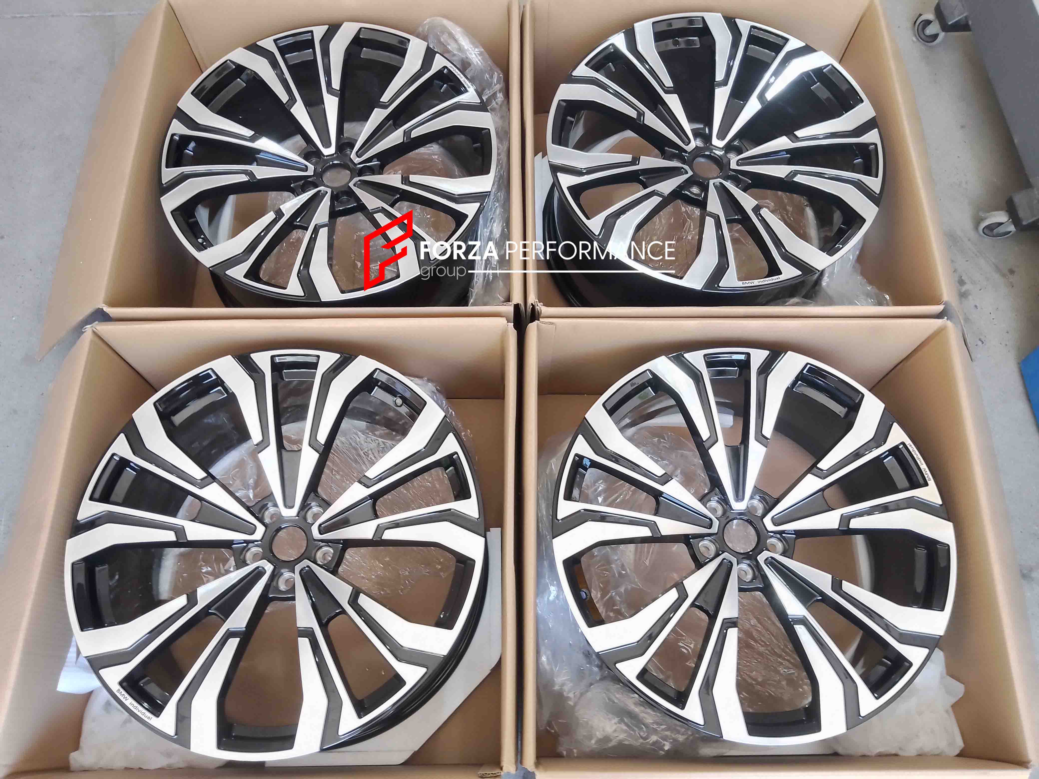 22 INCH FORGED WHEELS RIMS for BMW X7 G07 LCI V SPOKE 914 M BICOLOR ST