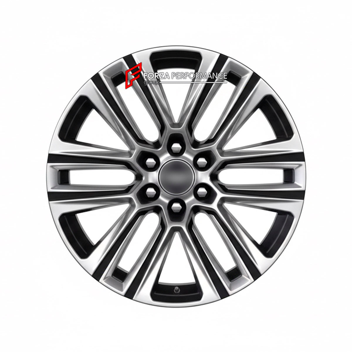 We manufacture premium quality forged wheels rims for Cadillac Vistiq 2025+ in any design, size, color.

WHEEL SIZE:

Front: 22 x 10 ET 40
Rear: 22 x 10 ET 40
PCD: 6 x 139.7
CB: 78.1
Finish: Polished and Dark Android
Material: 6061-T6 Forged Aluminum
THIS WHEEL DESIGN CAN BE CUSTOM-MADE FOR YOUR CAR IN ANY SIZE AND COLOR OPTIONS
Available in monoblock, 2-piece, 3-piece, duoblock, beadlock
3D wheel renderings are provided according to the exact dimensions and specifications requested by the client, ensuring 