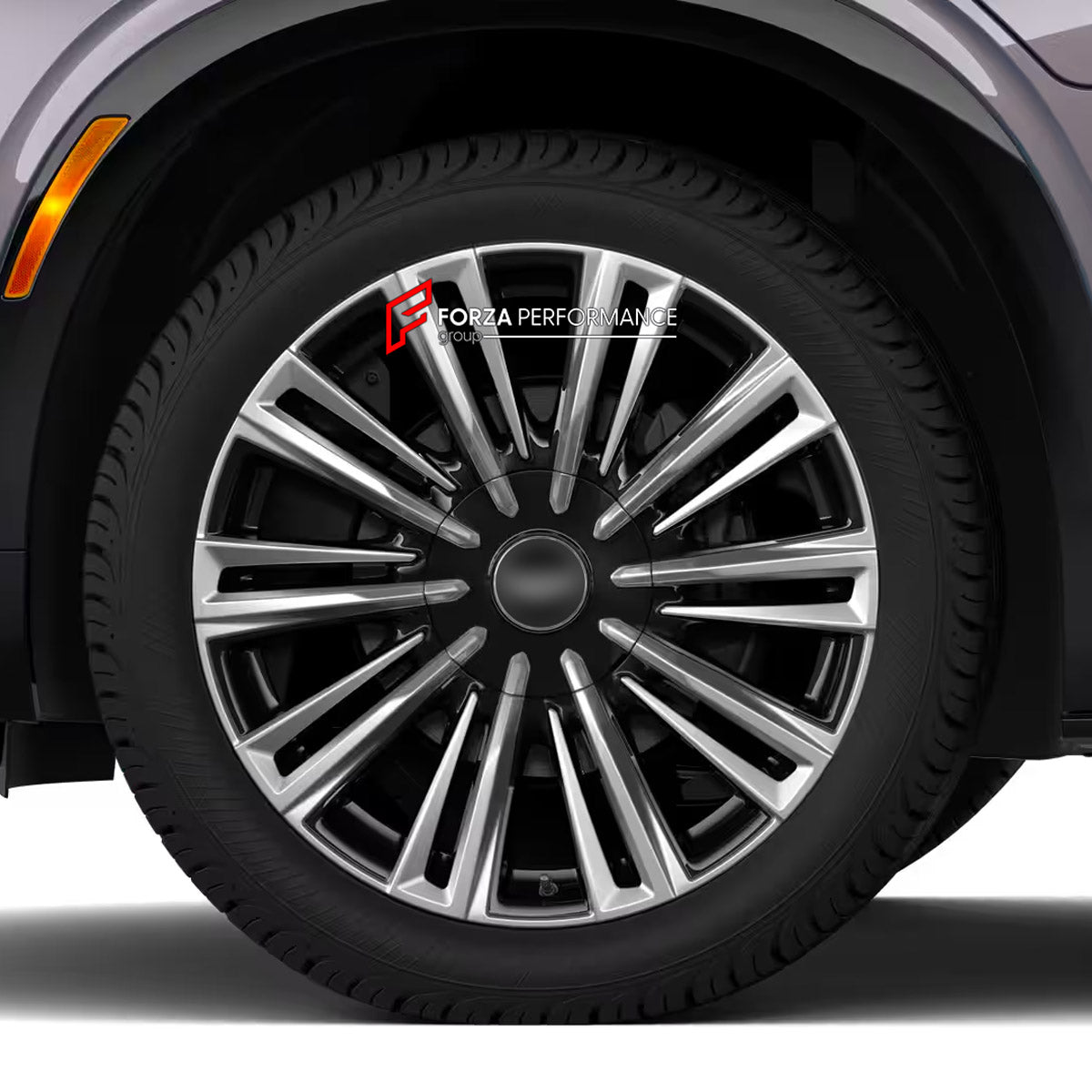 We manufacture premium quality forged wheels rims for Cadillac Vistiq 2025+ in any design, size, color.

WHEEL SIZE:

Front: 22 x 10 ET 40
Rear: 22 x 10 ET 40
PCD: 6 x 139.7
CB: 78.1
Finish: Polished and High Gloss Black
Material: 6061-T6 Forged Aluminum
THIS WHEEL DESIGN CAN BE CUSTOM-MADE FOR YOUR CAR IN ANY SIZE AND COLOR OPTIONS
Available in monoblock, 2-piece, 3-piece, duoblock, beadlock
3D wheel renderings are provided according to the exact dimensions and specifications requested by the client, ensur