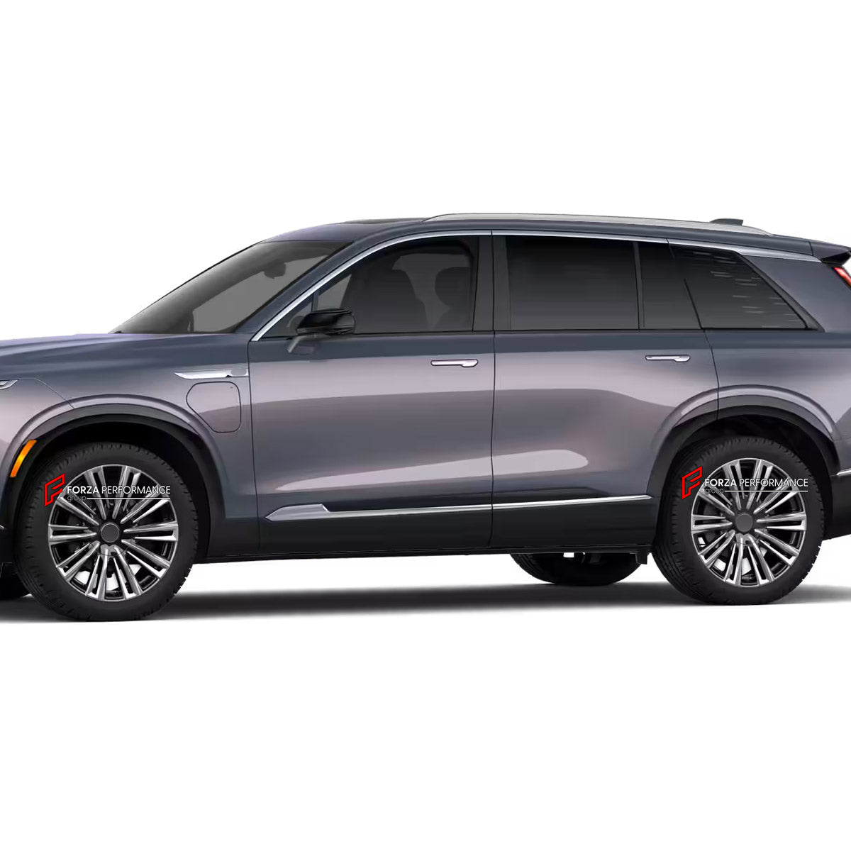 We manufacture premium quality forged wheels rims for Cadillac Vistiq 2025+ in any design, size, color.

WHEEL SIZE:

Front: 22 x 10 ET 40
Rear: 22 x 10 ET 40
PCD: 6 x 139.7
CB: 78.1
Finish: Polished and High Gloss Black
Material: 6061-T6 Forged Aluminum
THIS WHEEL DESIGN CAN BE CUSTOM-MADE FOR YOUR CAR IN ANY SIZE AND COLOR OPTIONS
Available in monoblock, 2-piece, 3-piece, duoblock, beadlock
3D wheel renderings are provided according to the exact dimensions and specifications requested by the client, ensur