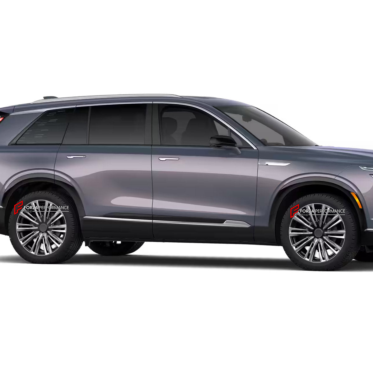 We manufacture premium quality forged wheels rims for Cadillac Vistiq 2025+ in any design, size, color.

WHEEL SIZE:

Front: 22 x 10 ET 40
Rear: 22 x 10 ET 40
PCD: 6 x 139.7
CB: 78.1
Finish: Polished and High Gloss Black
Material: 6061-T6 Forged Aluminum
THIS WHEEL DESIGN CAN BE CUSTOM-MADE FOR YOUR CAR IN ANY SIZE AND COLOR OPTIONS
Available in monoblock, 2-piece, 3-piece, duoblock, beadlock
3D wheel renderings are provided according to the exact dimensions and specifications requested by the client, ensur