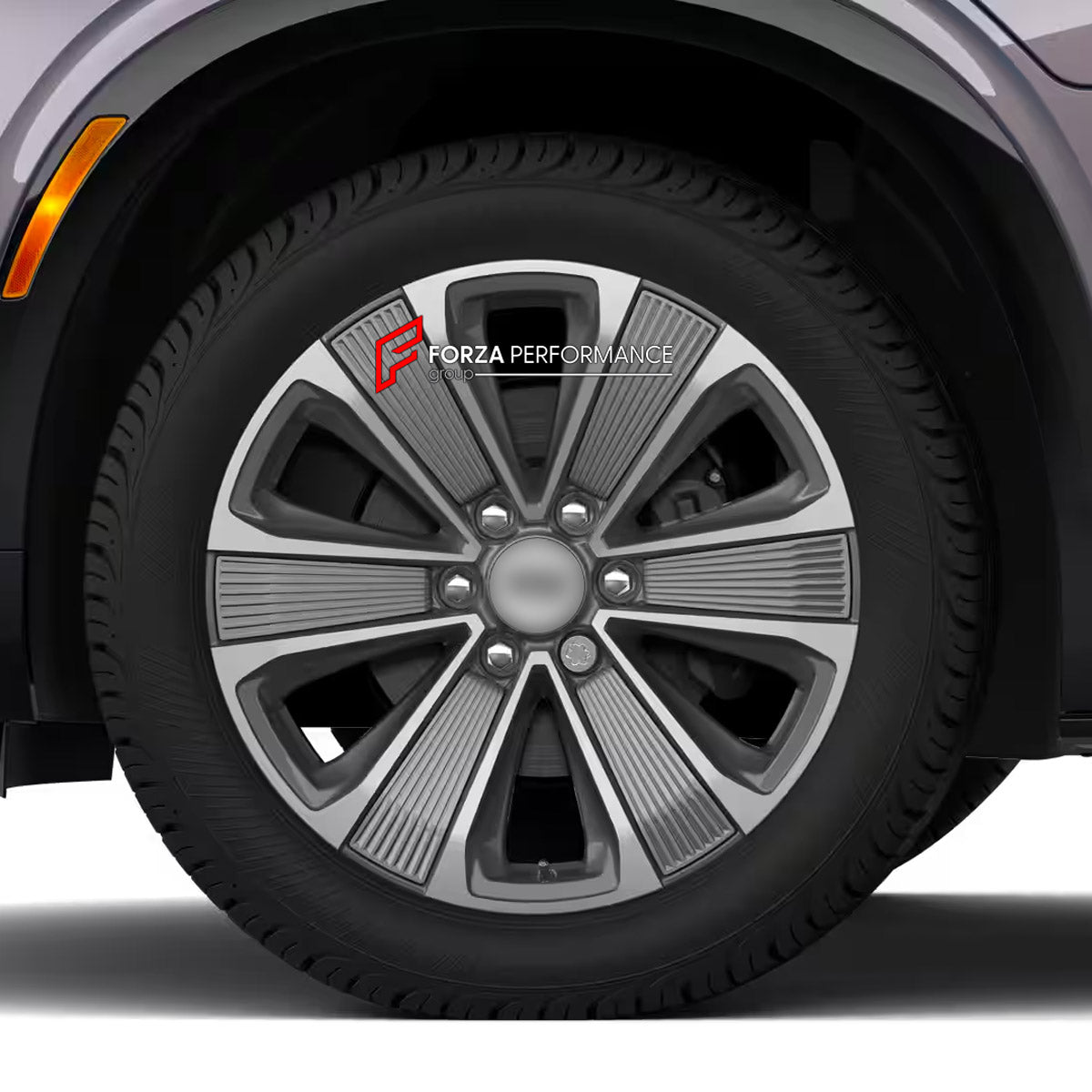 We manufacture premium quality forged wheels rims for Cadillac Vistiq 2025+ in any design, size, color.

WHEEL SIZE:

Front: 22 x 10 ET 40
Rear: 22 x 10 ET 40
PCD: 6 x 139.7
CB: 78.1
Finish: Medium Android and Carbon Flash Metallic
Material: 6061-T6 Forged Aluminum
THIS WHEEL DESIGN CAN BE CUSTOM-MADE FOR YOUR CAR IN ANY SIZE AND COLOR OPTIONS
Available in monoblock, 2-piece, 3-piece, duoblock, beadlock
3D wheel renderings are provided according to the exact dimensions and specifications requested by the cl