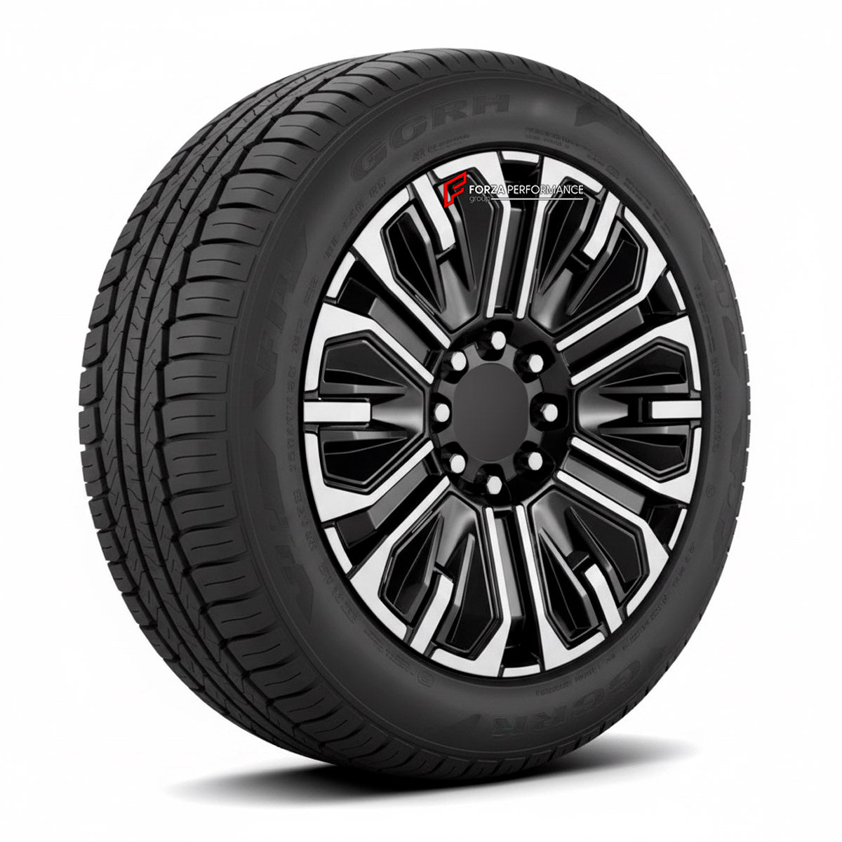 We manufacture premium quality forged wheels rims for GMC Sierra EV Denali 2023+ in any design, size, color.

WHEEL SIZE:

Front: 22 x 9 ET 35
Rear: 22 x 9 ET 35
PCD: 8 x 165.1
CB: 116.7
Finish: Silver Machined with Gloss Black
Material: 6061-T6 Forged Aluminum
THIS WHEEL DESIGN CAN BE CUSTOM-MADE FOR YOUR CAR IN ANY SIZE AND COLOR OPTIONS
Available in monoblock, 2-piece, 3-piece, duoblock, beadlock
3D wheel renderings are provided according to the exact dimensions and specifications requested by the client