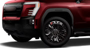 We manufacture premium quality forged wheels rims for GMC Sierra EV Elevation 2023+ in any design, size, color.

WHEEL SIZE:

Front: 22 x 9 ET 35
Rear: 22 x 9 ET 35
PCD: 8 x 165.1
CB: 116.7
Finish: Gloss Black
Material: 6061-T6 Forged Aluminum
THIS WHEEL DESIGN CAN BE CUSTOM-MADE FOR YOUR CAR IN ANY SIZE AND COLOR OPTIONS
Available in monoblock, 2-piece, 3-piece, duoblock, beadlock
3D wheel renderings are provided according to the exact dimensions and specifications requested by the client, ensuring proper 