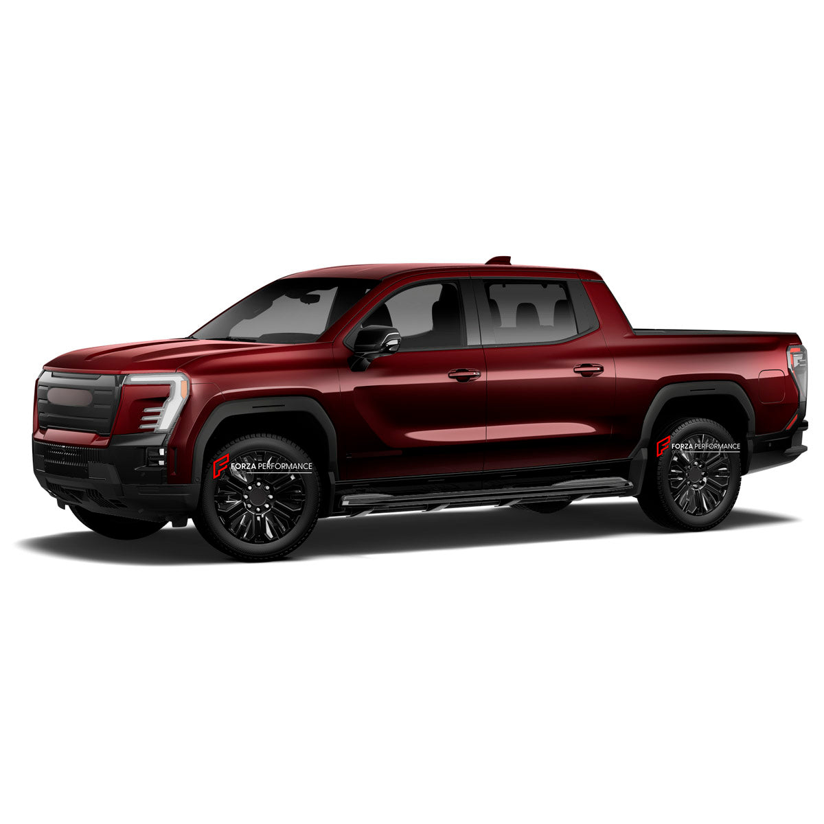 We manufacture premium quality forged wheels rims for GMC Sierra EV Elevation 2023+ in any design, size, color.

WHEEL SIZE:

Front: 22 x 9 ET 35
Rear: 22 x 9 ET 35
PCD: 8 x 165.1
CB: 116.7
Finish: Gloss Black
Material: 6061-T6 Forged Aluminum
THIS WHEEL DESIGN CAN BE CUSTOM-MADE FOR YOUR CAR IN ANY SIZE AND COLOR OPTIONS
Available in monoblock, 2-piece, 3-piece, duoblock, beadlock
3D wheel renderings are provided according to the exact dimensions and specifications requested by the client, ensuring proper 