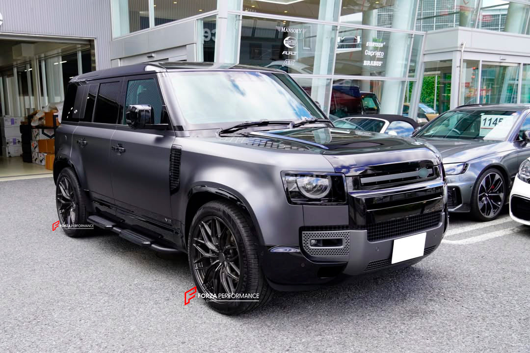 We manufacture premium quality forged wheels for LAND ROVER DEFENDER 110 L663 2019 - 2026&nbsp;in any design, size, color.

THIS WHEEL DESIGN CAN BE CUSTOM-MADE FOR YOUR CAR IN ANY SIZE AND COLOR OPTIONS
Available in monoblock, 2-piece, 3-piece, duoblock, beadlock
3D wheel renderings are provided according to the exact dimensions and specifications requested by the client, ensuring proper fitment for their car prior to production

OPTIONS:&nbsp;

Brushed, polished, chrome, dual-color, milled face&nbsp;&nbsp