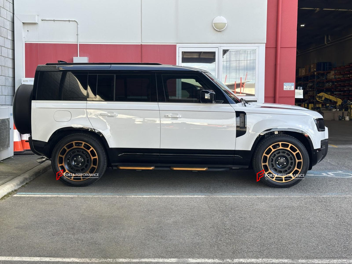22 INCH FORGED WHEELS RIMS for LAND ROVER DEFENDER L663 2026 90 110 130 P300 P400 P500 P525 P635 D250 D300 D350 custom fit buy OEM Land Rover Defender Octa style design wheels