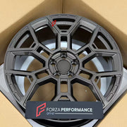 We manufacture premium quality forged wheels rims for LAND ROVER DEFENDER L663 2019+ custom fit Vossen Wheels in any design, size, color.

WHEEL SIZE:

Front: 22 x 10 ET 32
Rear: 22 x 10 ET 32
PCD: 5 x 120
CB: 72.56
Finish: Gloss Smoked
Material: 6061-T6 Forged Aluminum
THIS WHEEL DESIGN CAN BE CUSTOM-MADE FOR YOUR CAR IN ANY SIZE AND COLOR OPTIONS
Available in monoblock, 2-piece, 3-piece, duoblock, beadlock
3D wheel renderings are provided according to the exact dimensions and specifications requested by t