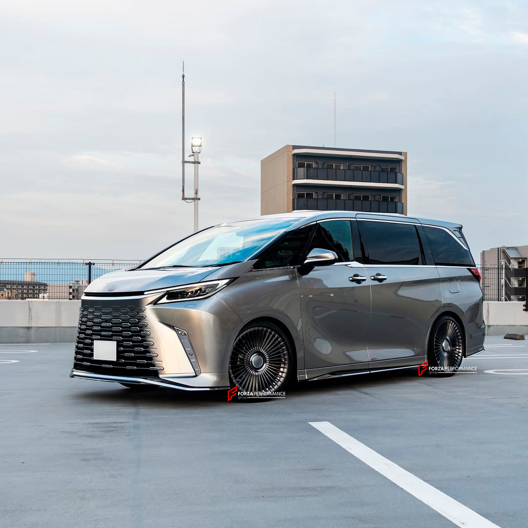 We manufacture premium quality forged wheels for LEXUS LM500H AW10 2023 - 2026&nbsp;in any design, size, color.

THIS WHEEL DESIGN CAN BE CUSTOM-MADE FOR YOUR CAR IN ANY SIZE AND COLOR OPTIONS
Available in monoblock, 2-piece, 3-piece, duoblock, beadlock
3D wheel renderings are provided according to the exact dimensions and specifications requested by the client, ensuring proper fitment for their car prior to production

OPTIONS:&nbsp;

Brushed, polished, chrome, dual-color, milled face&nbsp;&nbsp;
Floating 