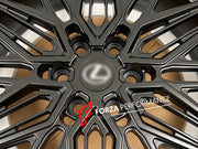 22 INCH FORGED WHEELS RIMS for LEXUS LX600 2026 J300 custom fit buy Forza Performance custom fit buy VOSSEN HF6-5 style deign wheels