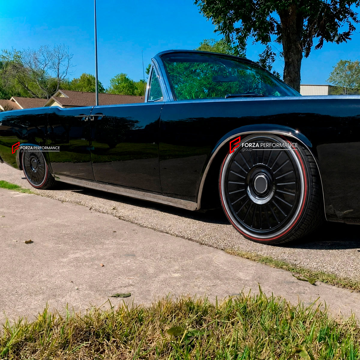 We manufacture premium quality forged wheels rims for Lincoln Continental IV 1961 - 1969 in any design, size, color.

WHEEL SIZE:

Front: 22 x 8.5 ET 6
Rear: 22 x 8.5 ET 6
PCD: 5 x 127
CB: 72.3
Finish: Gloss Black
Material: 6061-T6 Forged Aluminum
THIS WHEEL DESIGN CAN BE CUSTOM-MADE FOR YOUR CAR IN ANY SIZE AND COLOR OPTIONS
Available in monoblock, 2-piece, 3-piece, duoblock, beadlock
3D wheel renderings are provided according to the exact dimensions and specifications requested by the client, ensuring pro