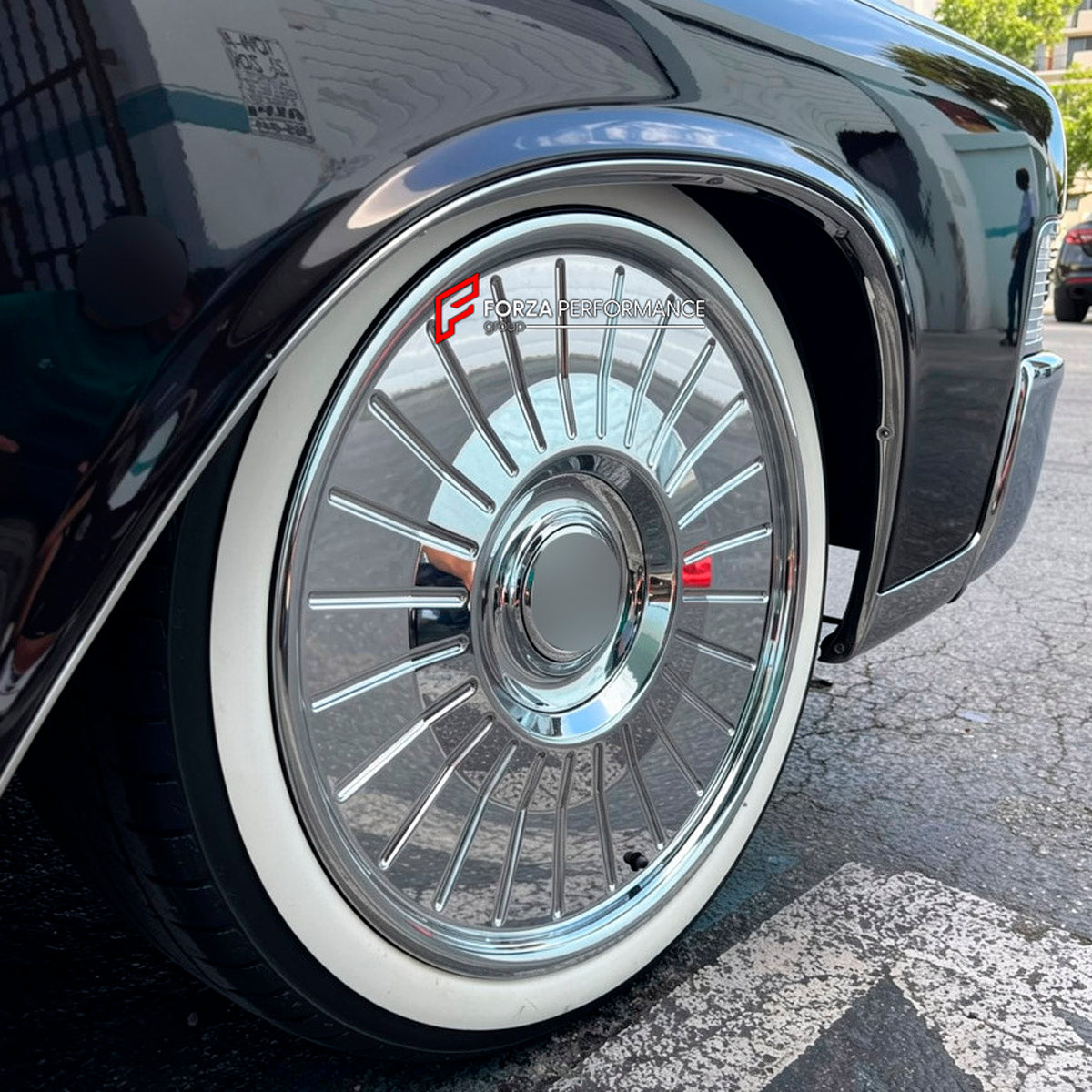 We manufacture premium quality forged wheels rims for Lincoln Continental IV 1961 - 1969 in any design, size, color.

WHEEL SIZE:

Front: 22 x 8.5 ET 6
Rear: 22 x 8.5 ET 6
PCD: 5 x 127
CB: 72.3
Finish: Chrome
Material: 6061-T6 Forged Aluminum
THIS WHEEL DESIGN CAN BE CUSTOM-MADE FOR YOUR CAR IN ANY SIZE AND COLOR OPTIONS
Available in monoblock, 2-piece, 3-piece, duoblock, beadlock
3D wheel renderings are provided according to the exact dimensions and specifications requested by the client, ensuring proper f