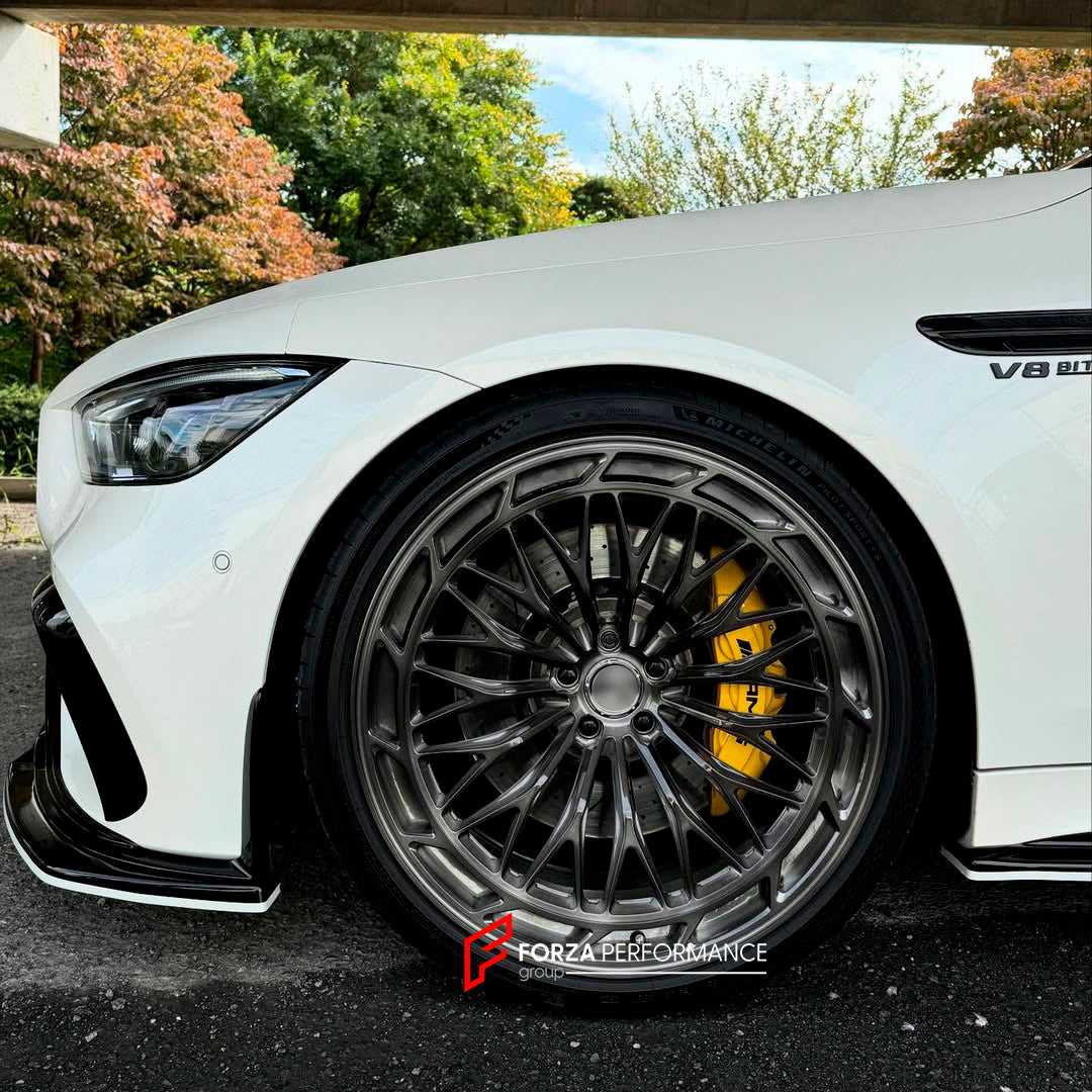 We manufacture premium quality forged wheels for MERCEDES BENZ AMG GT63 BR192 2024+ in any design, size, color.

THIS WHEEL DESIGN CAN BE CUSTOM-MADE FOR YOUR CAR IN ANY SIZE AND COLOR OPTIONS
Available in monoblock, 2-piece, 3-piece, duoblock, beadlock
3D wheel renderings are provided according to the exact dimensions and specifications requested by the client, ensuring proper fitment for their car prior to production

OPTIONS: 

Brushed, polished, chrome, dual-color, milled face&nbsp;&nbsp;
Floa