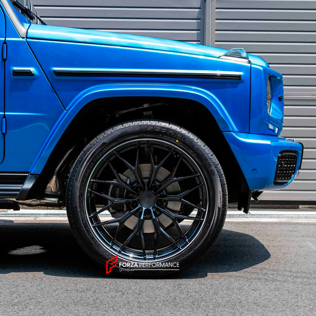 We manufacture premium quality forged wheels for MERCEDES BENZ G450 W465 2025+&nbsp;in any design, size, color.

THIS WHEEL DESIGN CAN BE CUSTOM-MADE FOR YOUR CAR IN ANY SIZE AND COLOR OPTIONS
Available in monoblock, 2-piece, 3-piece, duoblock, beadlock
3D wheel renderings are provided according to the exact dimensions and specifications requested by the client, ensuring proper fitment for their car prior to production

OPTIONS:&nbsp;

Brushed, polished, chrome, dual-color, milled face&nbsp;&nbsp;
Floating 
