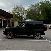 22 INCH FORGED WHEELS RIMS for MERCEDES BENZ G CLASS W464 G63 AMG 2023 custom fit OEM 10 double spokes black A4654011000