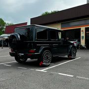 22 INCH FORGED WHEELS RIMS for MERCEDES BENZ G CLASS W464 G63 AMG 2023 custom fit OEM 10 double spokes black A4654011000