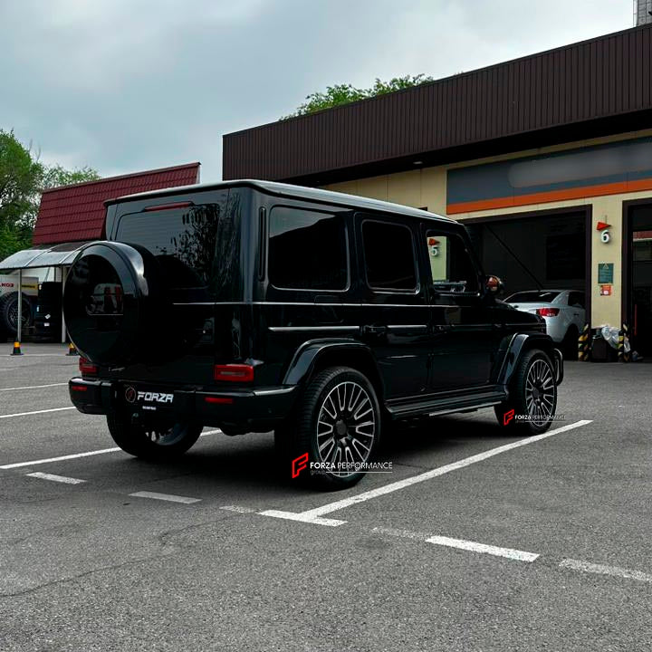 22 INCH FORGED WHEELS RIMS for MERCEDES BENZ G CLASS W464 G63 AMG 2023 custom fit OEM 10 double spokes black A4654011000