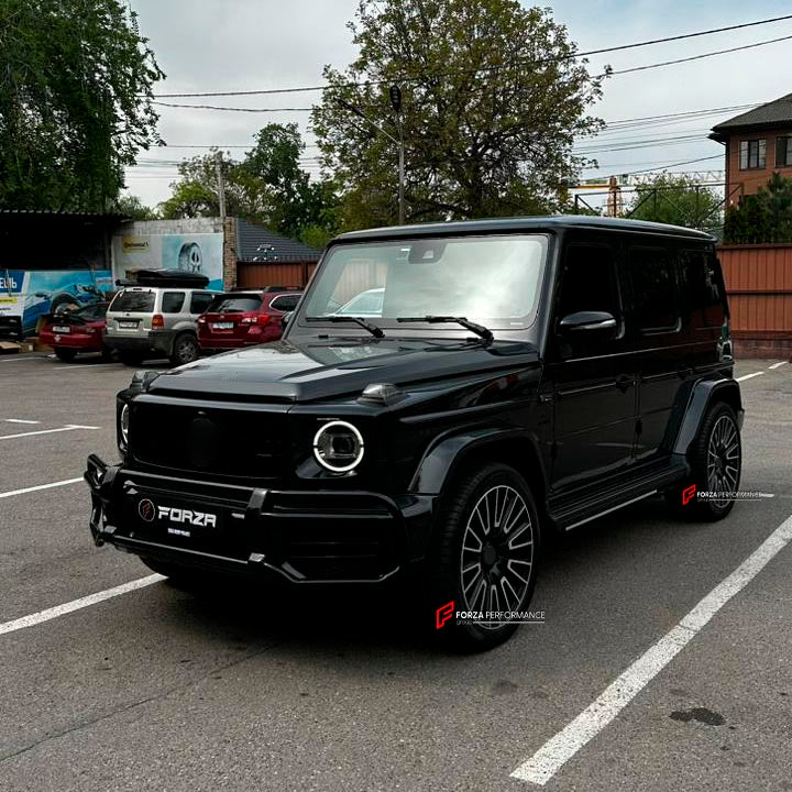 22 INCH FORGED WHEELS RIMS for MERCEDES BENZ G CLASS W464 G63 AMG 2023 custom fit OEM 10 double spokes black A4654011000