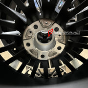 22 INCH FORGED WHEELS RIMS for MERCEDES BENZ G CLASS W464 G63 AMG 2023 custom fit OEM 10 double spokes black A4654011000