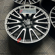22 INCH FORGED WHEELS RIMS for MERCEDES BENZ G CLASS W464 G63 AMG 2023 custom fit OEM 10 double spokes black A4654011000