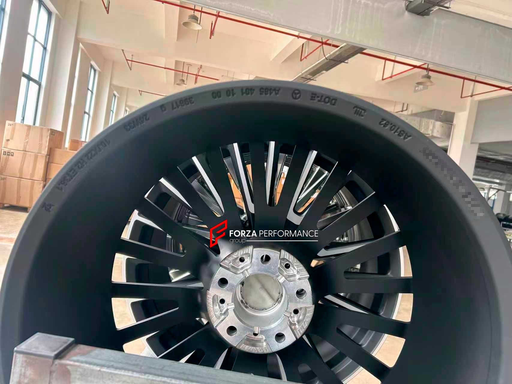 22 INCH FORGED WHEELS RIMS for MERCEDES BENZ G CLASS W465 G63 AMG 2025 custom fit OEM 10 double spokes black A4654011000